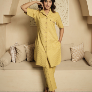 Lemon Ikat Co-ord Set - Image 5