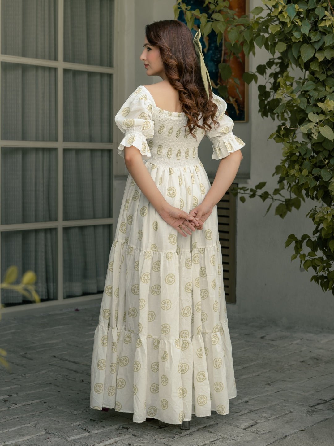 Lemon Sorbet Block Printed Dress - Image 2