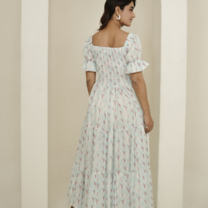 Alternative view of Pastel Hues Block Print Dress