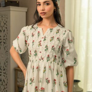 Garden Grace Cotton Dress - Image 4