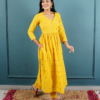 Kurta Set in Cotton Jacuard Fabric