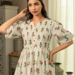 Garden Grace Cotton Dress - Image 7