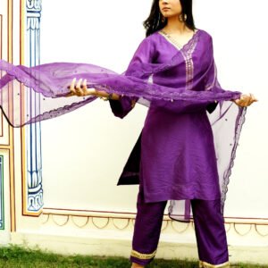 Alternative view of Amethyst Aura Kurta Set