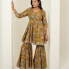 Sharara Set in Kalamkari Design