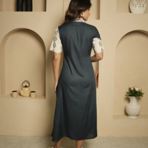 Eccentric Edge Asymmetrical Dress - Image 2