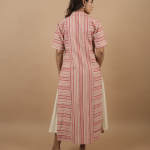 Alternative view of Coral Stripes Shrug Dress