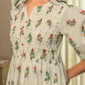 Garden Grace Cotton Dress - Image 3