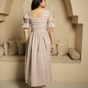 Alternative view of Mauve Stripes Dress