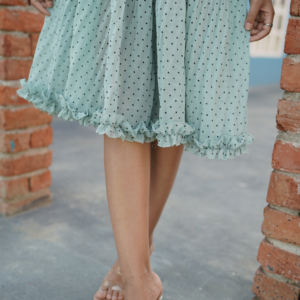 Polka Dots Short Dress - Image 5