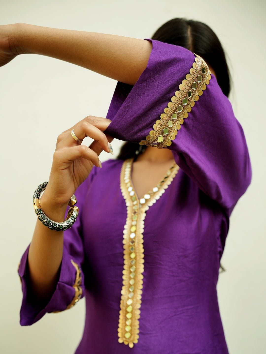 Amethyst Aura Kurta Set - Image 3
