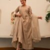 Amber Chanderi Anarkali Kurta Set with Dupatta and Pants