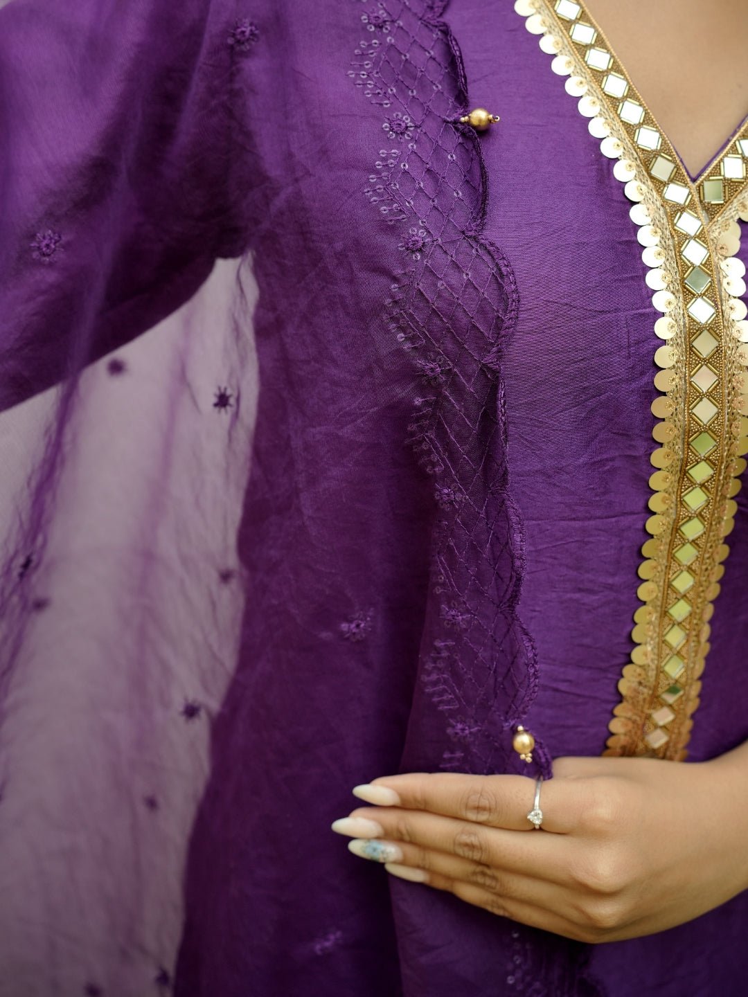 Amethyst Aura Kurta Set - Image 4