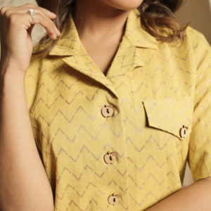 Lemon Ikat Co-ord Set - Image 3