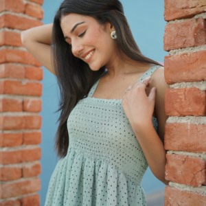 Polka Dots Short Dress - Image 4