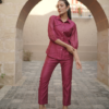 Chanderi Pink Co-Ord Set