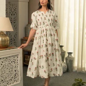 Garden Grace Cotton Dress