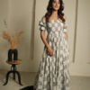 Little Heart Block Print Dress