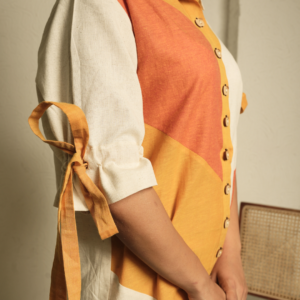 Tri-Chromatic Threads Shirt Dress - Image 3