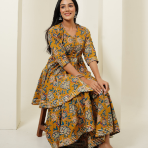 Sharara Set in Kalamkari Design - Image 6