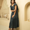 Whimsical Whirl Indigo Dress