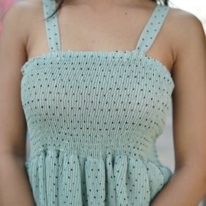 Polka Dots Short Dress - Image 3