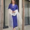 Azure Elegance Anarkali Kurta Set