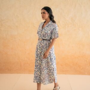 MULTI FLOWER SHIRT DRESS - Image 4