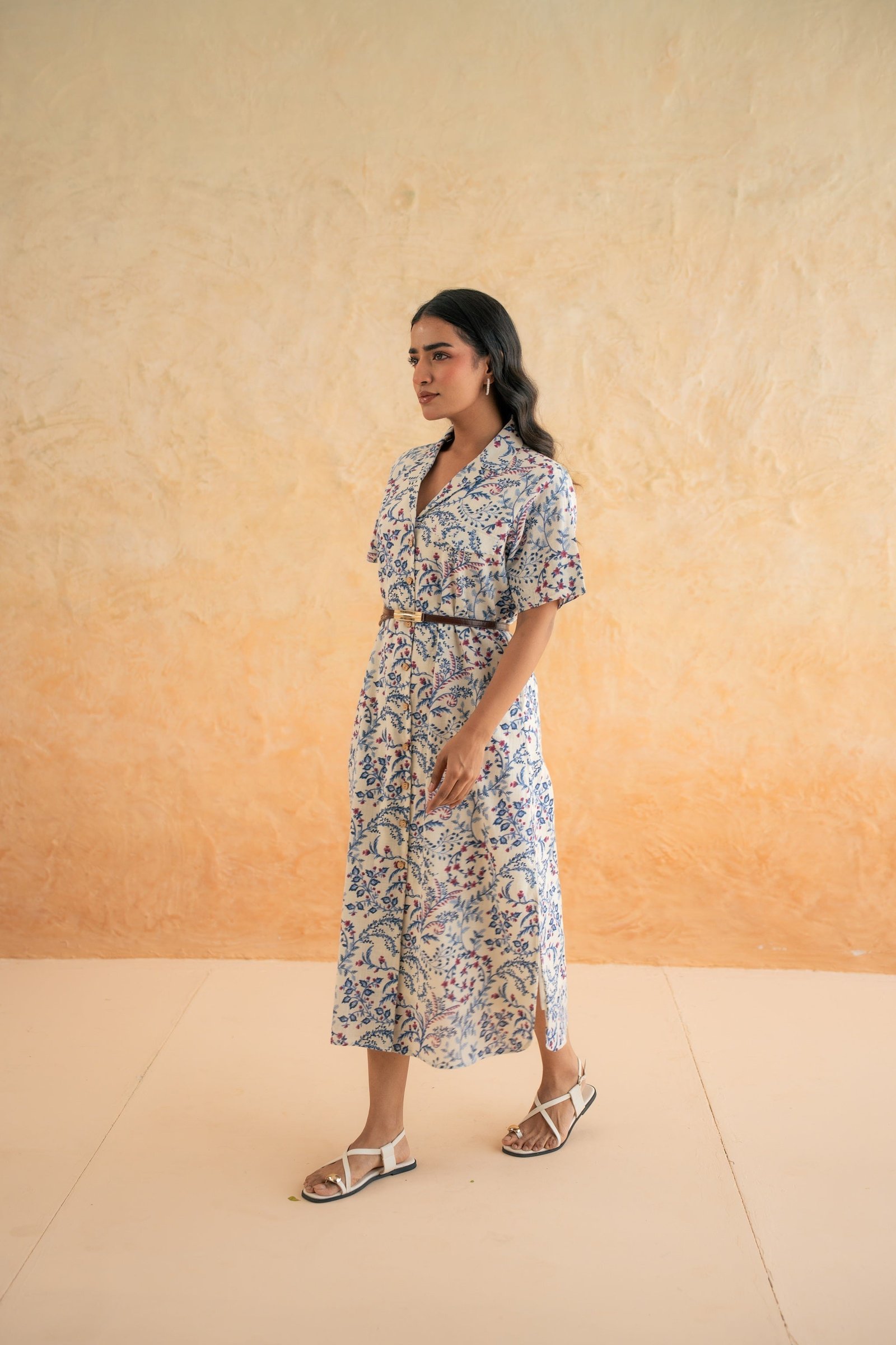 MULTI FLOWER SHIRT DRESS - Image 4
