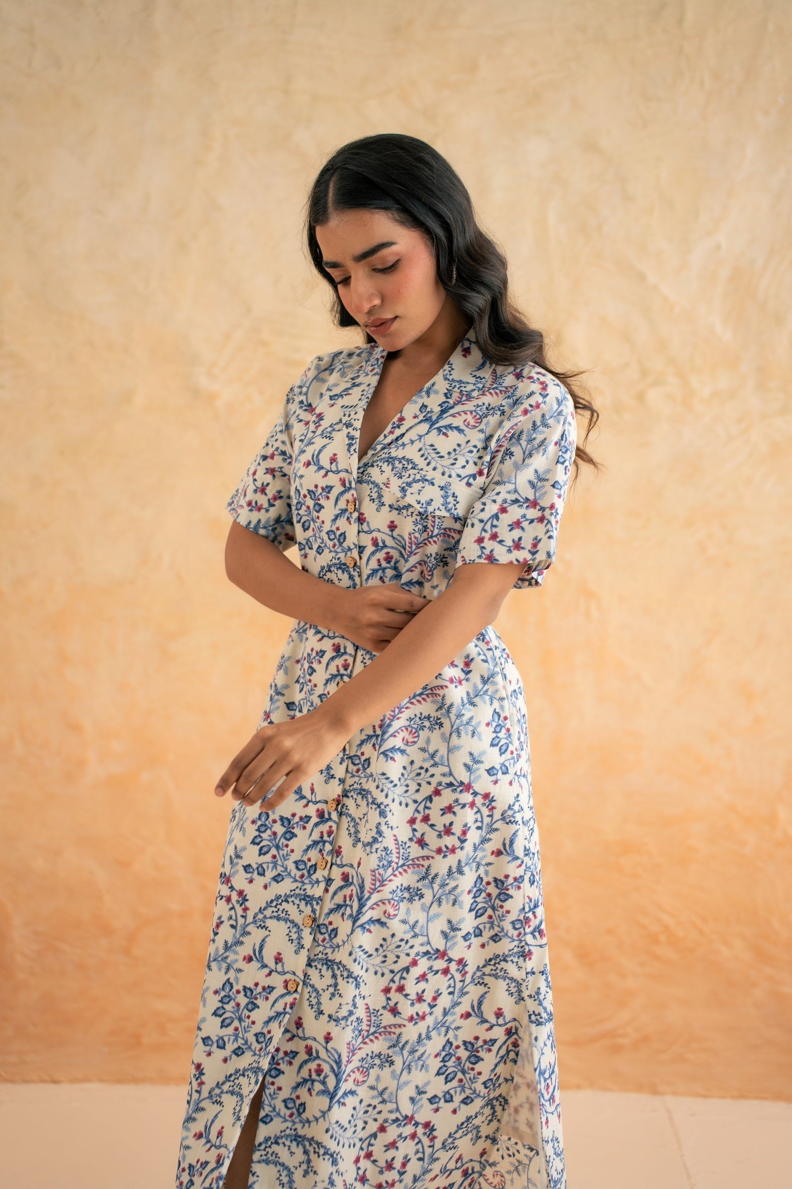 MULTI FLOWER SHIRT DRESS - Image 2
