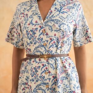 MULTI FLOWER SHIRT DRESS - Image 5
