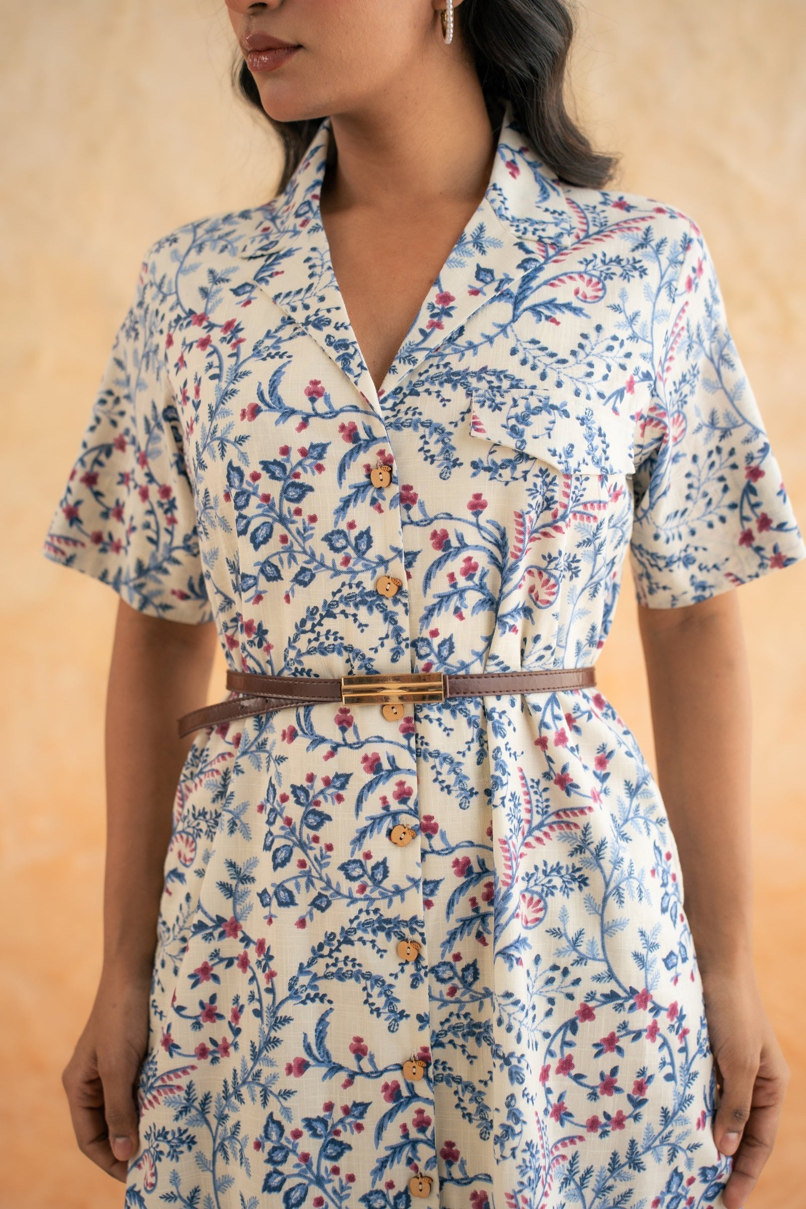 MULTI FLOWER SHIRT DRESS - Image 5