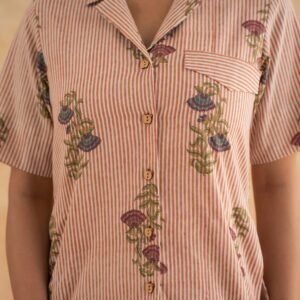 BLOCK PRINT SHIRT DRESS - Image 7